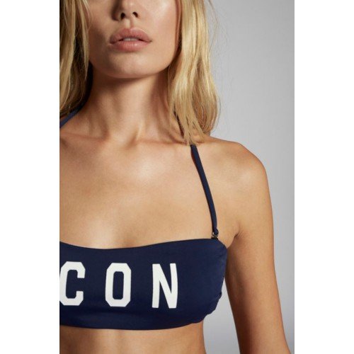 Sutien Costum de Baie DSQUARED2 -Icon Bandeau Bikini Top