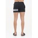 BERMUDE DSQUARED2, White Logo Print, Summer, Black - D7B5C5950010 BERMUDE DSQUARED2, White Logo Print, Summer, Black - D7B5C5950010