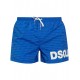 BERMUDE DSQUARED2, White Logo Print, Royal Blue - D7B5C5950479 BERMUDE DSQUARED2, White Logo Print, Royal Blue - D7B5C5950479