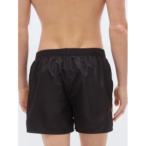 Short DSQUARED2, logo print, Negru