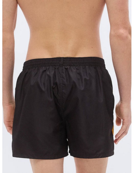 Short DSQUARED2, logo print, Negru - D7B626710001