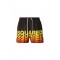 Short DSQUARED2, logo print, Negru