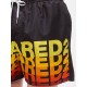 Short DSQUARED2, logo print, Negru - D7B626710001