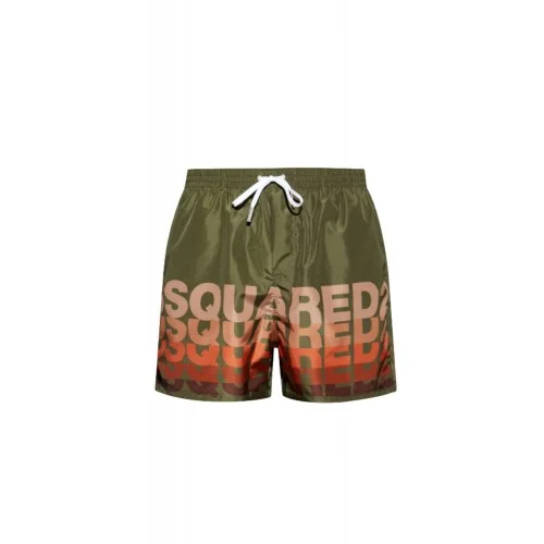 Short DSQUARED2, logo print