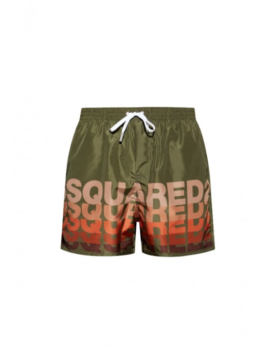 Short DSQUARED2, logo print - D7B626710302