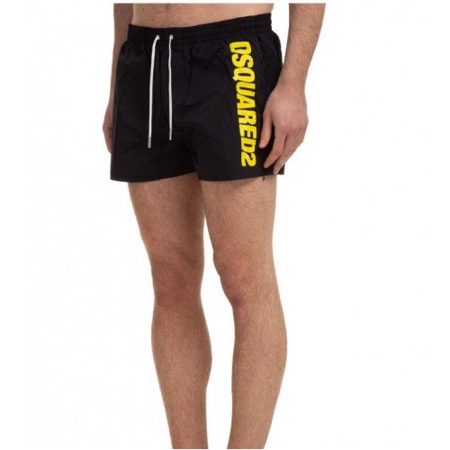 Short DSQUARED2, Logo colorat atasat