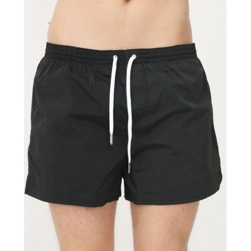 Short DSQUARED2, Insertie logo, Negru