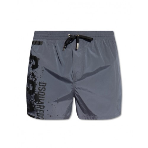 Short DSQUARED2, Insertie Icon Neagra Short DSQUARED2, Insertie Icon Neagra