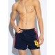 Short DSQUARED2, NAVY BLUE, Insertie logo - D7B645520412