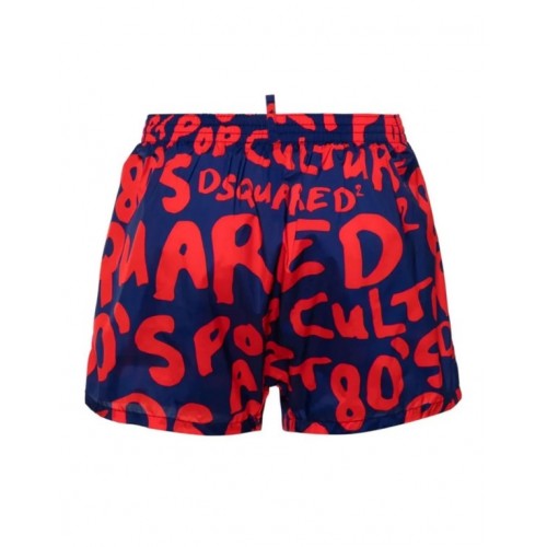 Short DSQUARED2, Insertie Icon Red Short DSQUARED2, Insertie Icon Red
