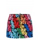 BERMUDE DSQUARED2 Swim, All Over Logo Print, Multicolor - D7B646100998 BERMUDE DSQUARED2 Swim, All Over Logo Print, Multicolor - D7B646100998