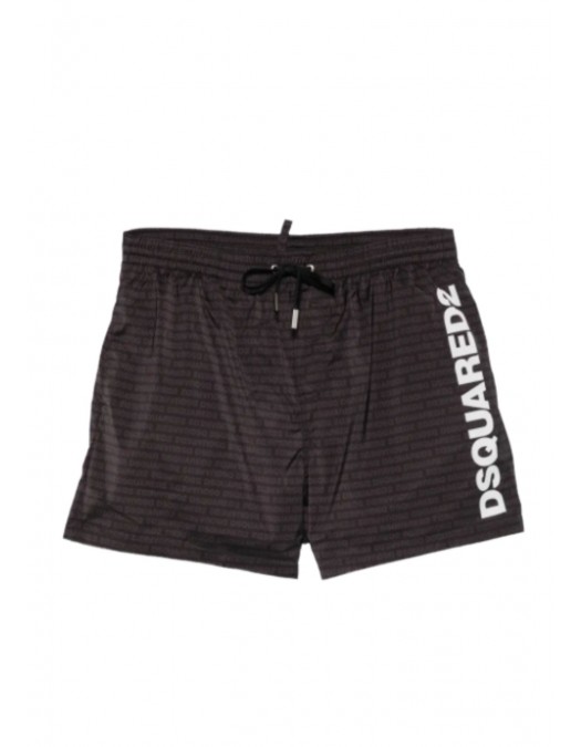 Short DSQUARED2, logo-print swim shorts - D7B646600010