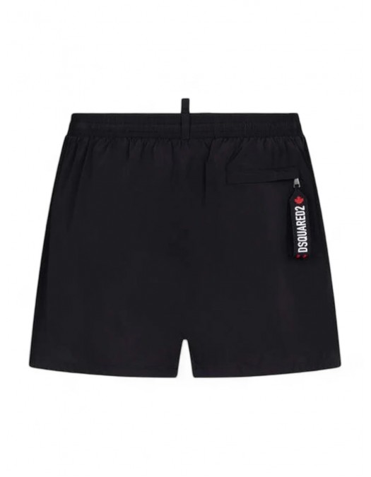 Short DSQUARED2, Model Clasic negru - D7B6B5500001