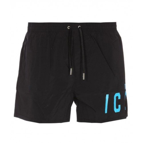 Short DSQUARED2, Insertie Icon Albastra