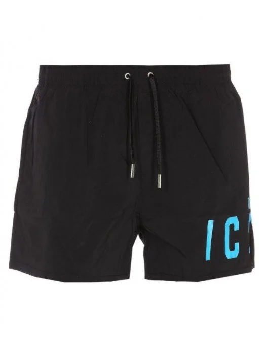 Short DSQUARED2, Insertie Icon Albastra - D7B8P4570025