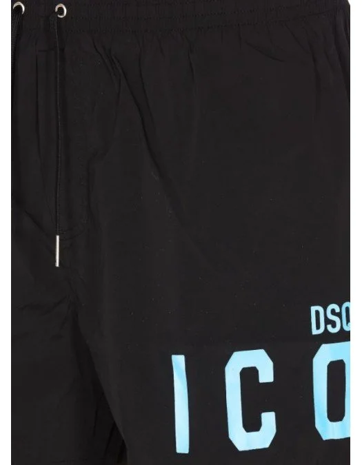 Short DSQUARED2, Insertie Icon Albastra - D7B8P4570025