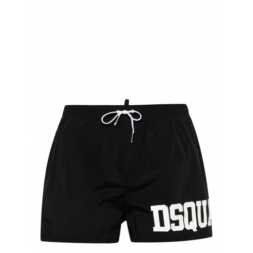 Short DSQUARED2, Insertie Icon Alba, Model Clasic Short DSQUARED2, Insertie Icon Alba, Model Clasic