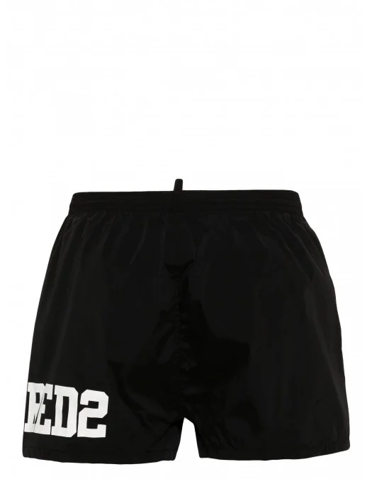 Short DSQUARED2, Insertie Icon Alba, Model Clasic - D7B8P5440613 Short DSQUARED2, Insertie Icon Alba, Model Clasic - D7B8P5440613