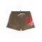 BERMUDE DSQUARED2, Swim, Stickers, Logo Print, Kaki