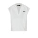 Tricou DSQUARED2, WHITE Sweatshirt made of terry cotton - D7ML36580100