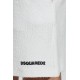 Short DSQUARED2, Terry cotton shorts, Alb - D7N1E6580100