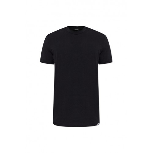 Tricou DSQUARED2, Classic, Simple, Little Logo, Black Tricou DSQUARED2, Classic, Simple, Little Logo, Black