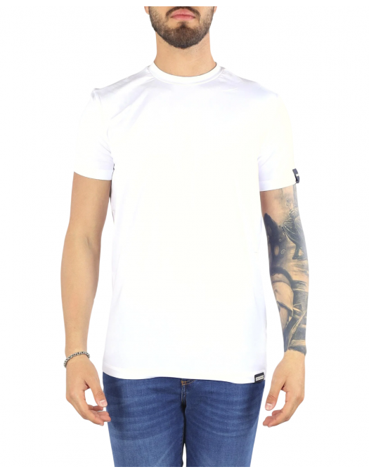 Tricou DSQUARED2, Classic, Simple, Little Logo, White - D9M205720100 Tricou DSQUARED2, Classic, Simple, Little Logo, White - D9M205720100