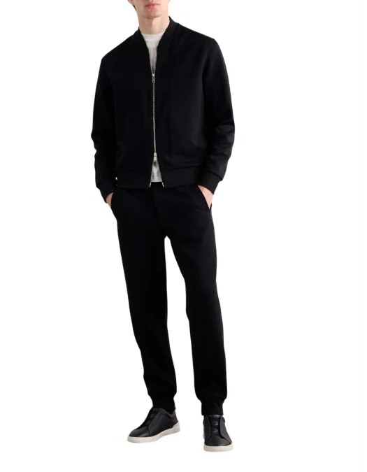 Pantaloni Zegna, Classic, Casual, Black - DCTTR1UD564A7K09