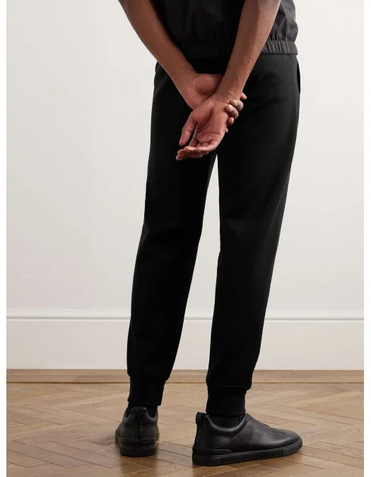 Pantaloni Zegna, Classic, Casual, Black - DCTTR1UD564A7K09