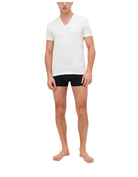 Tricou DSQUARED2, V Neck, New Basic, White - DCX240070010 Tricou DSQUARED2, V Neck, New Basic, White - DCX240070010