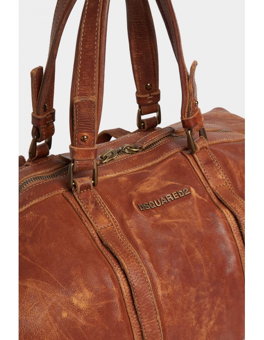 Geanta Dsquared2, Rusty Duffle, Brown - DFM0069129078655059