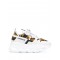 SNEAKERS VERSACE, Chain Reaction, Baroque Print, White 