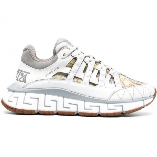 Sneakers Versace Trigreca, Alb Gri 1004182D16TCGD014H