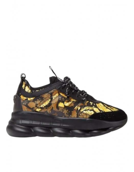 SNEAKERS VERSACE, CHAIN REACTION TRAINERS Gold Black - DSU7071E1A027112Y090 SNEAKERS VERSACE, CHAIN REACTION TRAINERS Gold Black - DSU7071E1A027112Y090