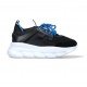 Sneakers Versace, Chain Reaction, Black with Blue Laces - DSU7071ED7CTG2BD20