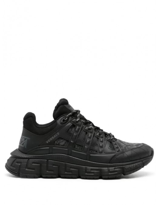 SNEAKERS VERSACE, Trigreca Barocco, Matte, Black - DSU80941A097692B580