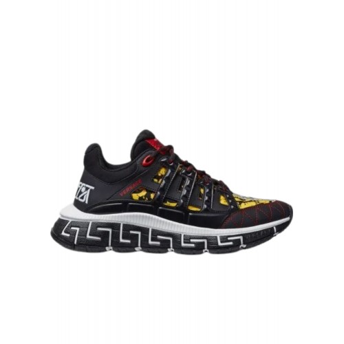 Sneakers Versace Trigreca, Negru Auriu, Barbati Sneakers Versace Trigreca, Negru Auriu, Barbati