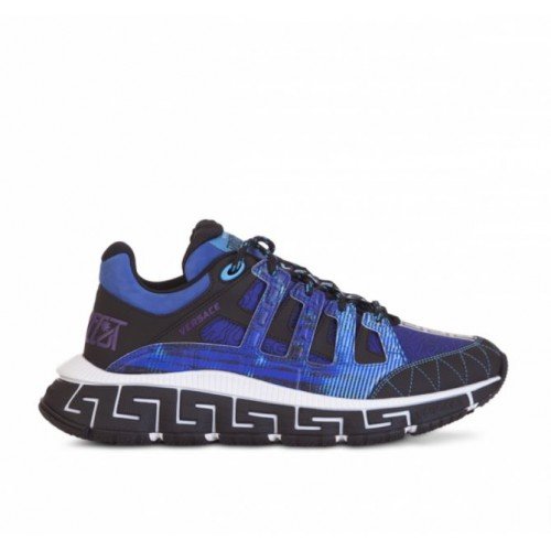 SNEAKERS VERSACE, Trigreca, Low Sneakers In Blue