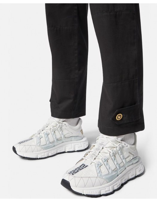 Sneakers Versace Trigreca, Alb Auriu - DSU8094/D18TCGD0191