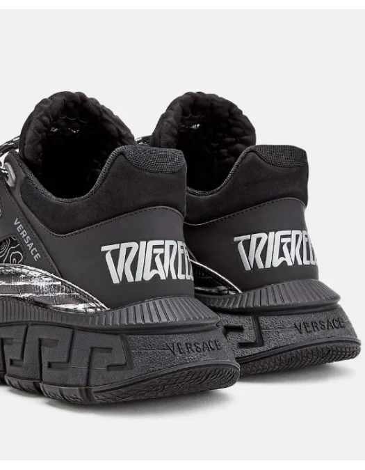 Sneakers Versace Trigreca, Negru Argintiu - DSU8094D18TCGD4192