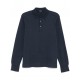 Bluza Zegna, Jersey Polo, Navy Blue - E739UE394A8B09