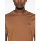 Tricou Zegna, Little Logo, Simple, Brown - E760UE360A8E760