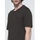 Tricou Zegna, Little Logo, Simple, Brown - E760UE360A8M09