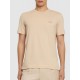 Tricou Zegna, Little Logo, Simple, Beige - E760UE360A8N04