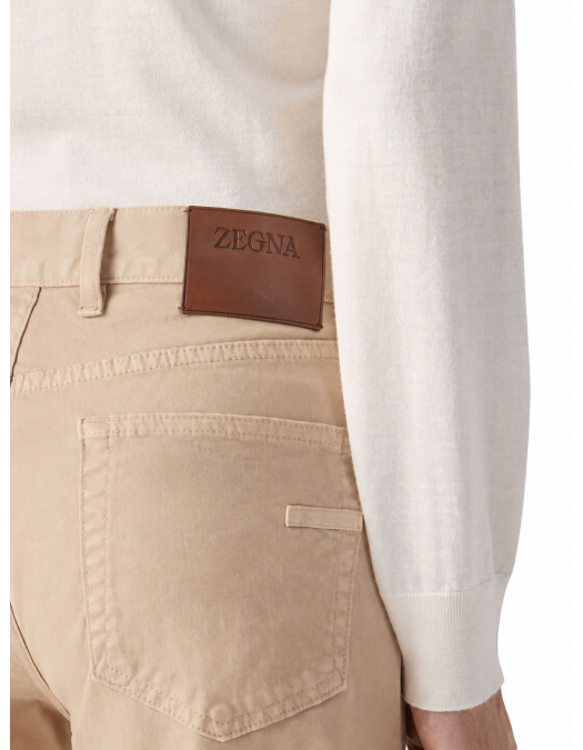 Jeans ZEGNA, Beige - E8PZWCITY272 830