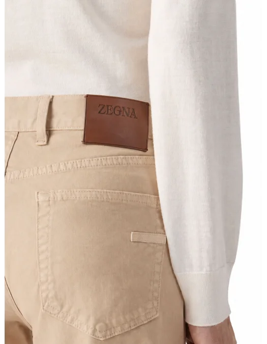 Jeans ZEGNA, Beige - E8PZWCITY272 830