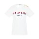 Tricou BALMAIN, Imprimeu Multicolor Brand, Alb - EF005BC46GPY