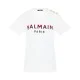 Tricou BALMAIN, Imprimeu Multicolor Brand, Alb - EF005BC46GPY