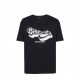 Tricou BALMAIN, Print 44 Rue Francois, Negru - EG010BC44EAB