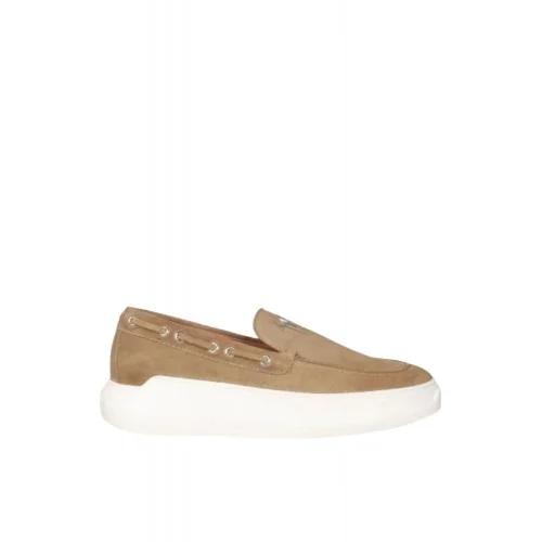 Pantofi GIUSEPPE ZANOTTI, Semnatura metalica, Brown